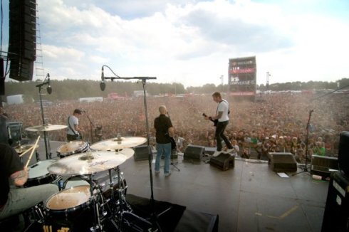 Festivalspelning på Hurricane i Tyskland