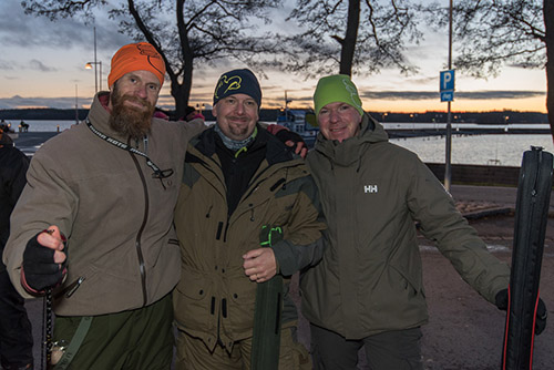 Team Etikett som fick ihop 446 cm.