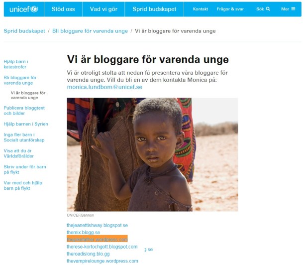 TPF på Unicef